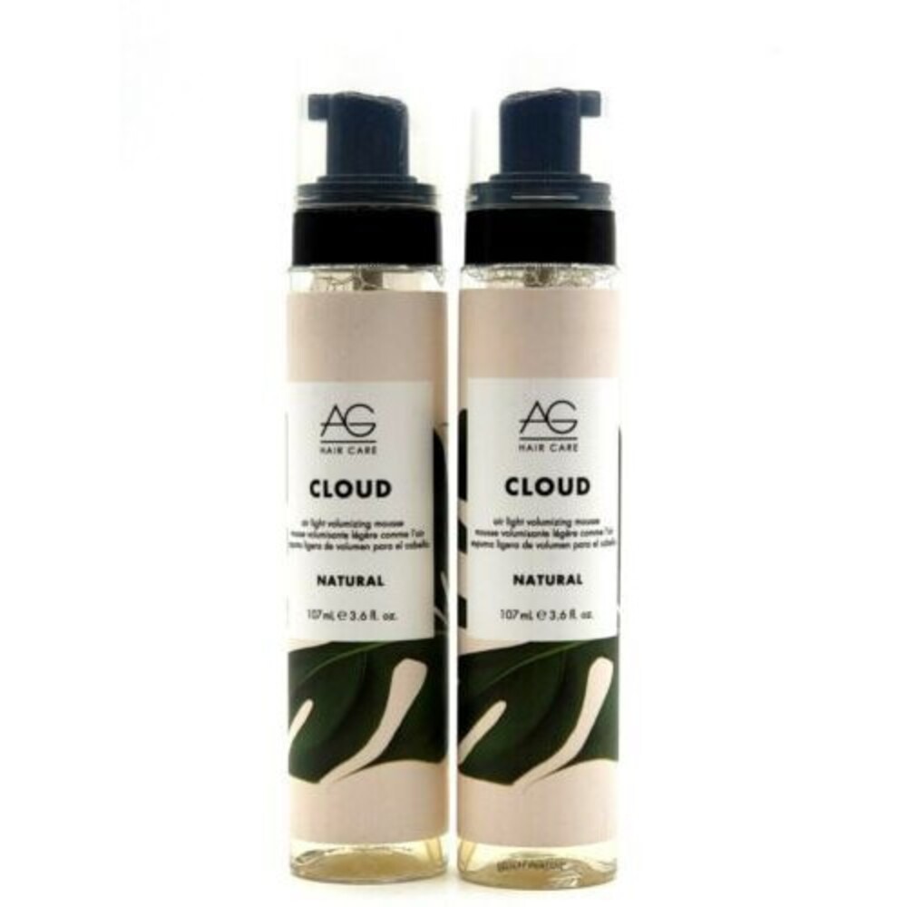 AG Hair Natural CLOUD Air Light Volumizing Mousse 3.6 oz (PACK OF 2)